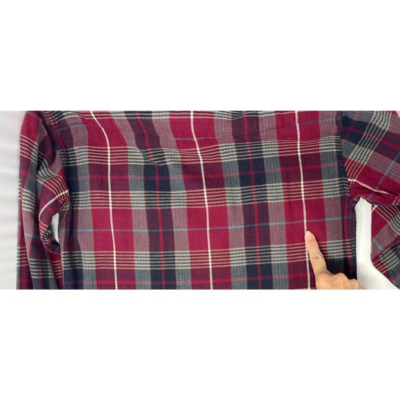 Twenty X Wrangler Button-Down Long-Sleeve Plaid Men's Shirt Size M - Picture 11 of 12
